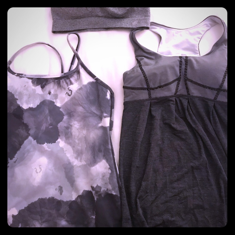 Two Lululemon tank tops, sz 6